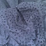 Terra & Sky  navy blue eyelet dress size 1X Photo 1