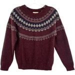 Weatherproof Vintage Women’s Fair Isle Acrylic Sweater Photo 0