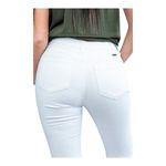 KanCan LA jeans 27” Opaque white denim sleek skinny cut raw hem zipper details Photo 8