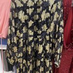 ZARA  Sz M Gold and black floral mini dress #floraldress Photo 4