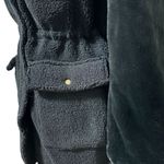 EDEN SOCIETY Faux Fur Wooly Coat Stitchfix Cinch Waist Jacket Black NWT Medium Photo 2