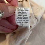 SheIn size large cream cotton elastic tie waist wide leg pants worn 2x EUC Photo 5