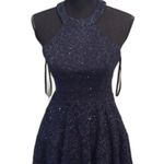 B. Smart Halter Neck Prom Dress Party Lace Cocktail Formal Sparkle Size 5 Photo 0