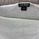 Ralph Lauren Lauren Cover Up Poncho Sweater Acrylic Blue White Stripe OSFM Photo 1