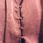 Free People Party Crasher Mauve Satin Blouse Photo 4