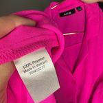 Apt. 9  Shirt Dress Button Up Size 4 Tie Notched CollardLapel Sleeveless HotPink Photo 6