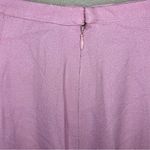 VALENTINO vintage pink 100% silk beaded fringe pencil skirt women's size 12 Photo 3