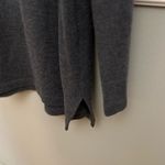 Denim & Co . Long Grey Sleeve Flatback Rib Knit Duet Tunic Size Large Photo 5