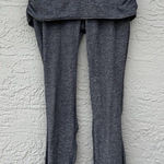 Lululemon Chasse Yoga Dance Skirted Tights Heathered Charcoal Grey Size 6 Rare Photo 0