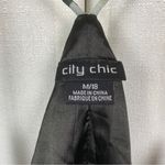 City Chic Black Elegant Floral Wrap Maxi Dress Sz.M(18) NWT Photo 5