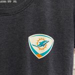 47 Brand Women’s Miami Dolphins scoop neck short sleeve t-shirt, Small Photo 2