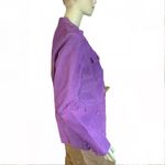TWIGGY LONDON ORCHID PURPLE VINTAGE Y2K SUEDE FRONT BUTTON JACKET (M) Size M Photo 3
