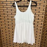 Offline By Aerie You Serve White Pleated Dress With Built In Shorts Size XL Photo 1