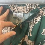 Averie Women's Tiger Print‎ Zola Pajama Pants Size Small Green Photo 1