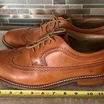 Frye  Mens James Lug Brown Leather Oxford Dress Shoes Wingtip Size 12 Photo 0