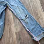 ZARA bloggers favorite wide leg distressed jeans high rise Photo 1
