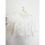 Anthropologie Harlyn Laced High-Neck Butterfly Cut-out Top Size XS Bohemian Photo 12