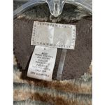 Alberto Makali  Women's Faux Fur Suede Vest with Belt Size Large Photo 4