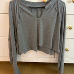 SheIn Off-The-Shoulder grey top Photo 0