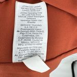 Madewell Smocked-Waist Mini Dress in Inkspot Dots Rust Brown Size Small Photo 7