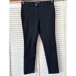 Brooks Brothers  Black Flat Front Stretch Ankle Pants Womens Size M Photo 0