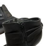 Giani Bernini Vintage  Black Leather Boots with Buckle Details — Size 10M Photo 7