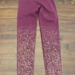 Lilly Pulitzer Lilly Pulitzer Leggings XS High Rise Maroon Gold Anything Is Possible Luxletic Photo 2
