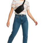 Downeast ‎ Multi-Color Stripe Puff Sleeve Tee | Size Large Photo 0