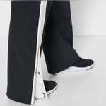 Under Armour | Athlete Recovery Wide Leg Snap Pants Black Pants White Accents Photo 3