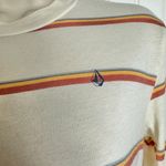 Volcom Volcam striped long sleeve crop top womens size XS G10 Photo 1