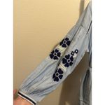 Chelsea and Violet Women's Light Blue Fiesta Tunic by , Sz: M Photo 3