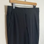 Athleta - Brooklyn Lined Ankle Pants Black Casual Travel Comfort Pull On Tall Photo 2