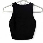ZARA  Black High Neck Cropped Tank Top- Size Small Photo 1