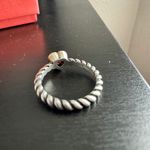 James Avery Gemstone Heart Twisted Wire Ring Photo 7
