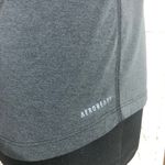 Adidas AEROREADY Workout Top Dark Gray Short Sleeve Tee S Photo 6