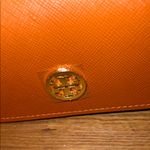 Tory Burch Orange Glasses Case Sleek Design Photo 5