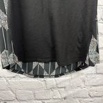 Anthropologie Porridge by  Mixed Media Sleeveless Black & White Shell Shirt S Photo 4