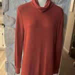 Madison & Berkeley Burnt Orange Cowl Neck Long Sleeve Tunic Top- Size Medium Photo 0
