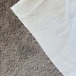 Banana Republic  Off White Frayed Hem Denim Skirt SIZE 14 Photo 2