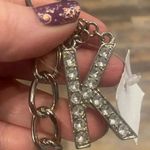 Steve Madden  Initial K Metal Link Belt New NWT Small Medium Photo 0