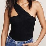 The Range Ribbed One Shoulder Bodysuit Photo 0