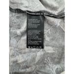 Free People  Maxi Dress Black Side Slit Size M Short Sleeve Grunge Witchy Floral‌ Photo 10