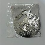Fashion Jewelry Silver Aries Zodiac Hoops Photo 4