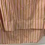 J.Crew Striped Shirt White Pink Brown Size 4 Photo 6