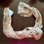 LC Lauren Conrad Lauren Conrad Beige Plaid Scarf Photo 4