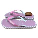 Havaianas  Sz 41 - 42 | US 9 10 Checkmate Gray Pink White Flip Flops Sandals Photo 1