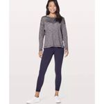 Lululemon ✨ Laced With Intent Grey Laced Back Long Sleeve Sz 6 Top✨ Photo 5