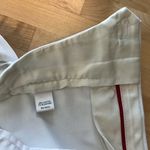 Banana Republic  Hampton Cropped Capri Mid-Rise White Woven Career Dress Pant, 4 Photo 8