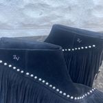 Zadig & Voltaire  Black Fringe Booties Photo 4