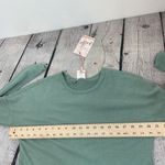 belle du jour  Green Cropped Long Sleeve fuzzy sweater size Small Photo 9